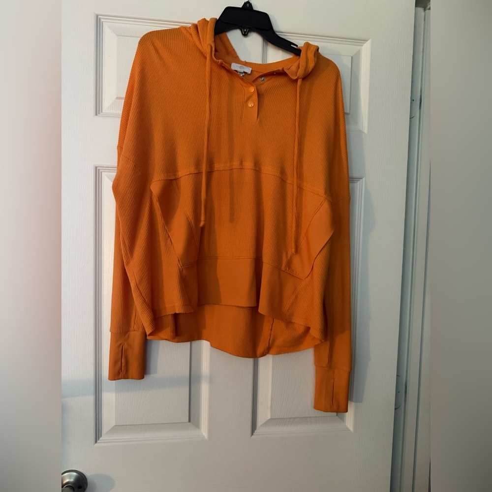 Body and Sol Orange Women's Hoodie Top